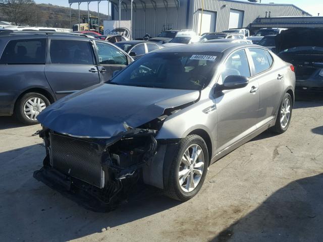 5XXGM4A76CG046750 - 2012 KIA OPTIMA LX CHARCOAL photo 2