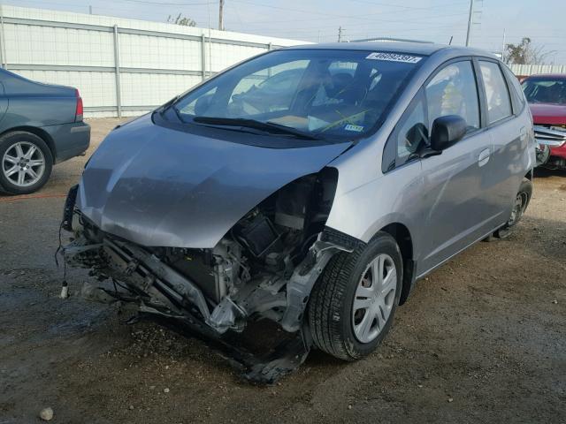 JHMGE8H21AC005422 - 2010 HONDA FIT SILVER photo 2