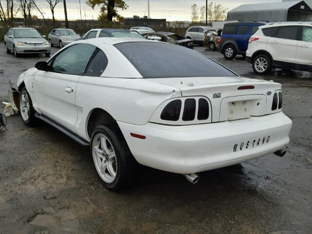 1FAFP4045WF199798 - 1998 FORD MUSTANG WHITE photo 3