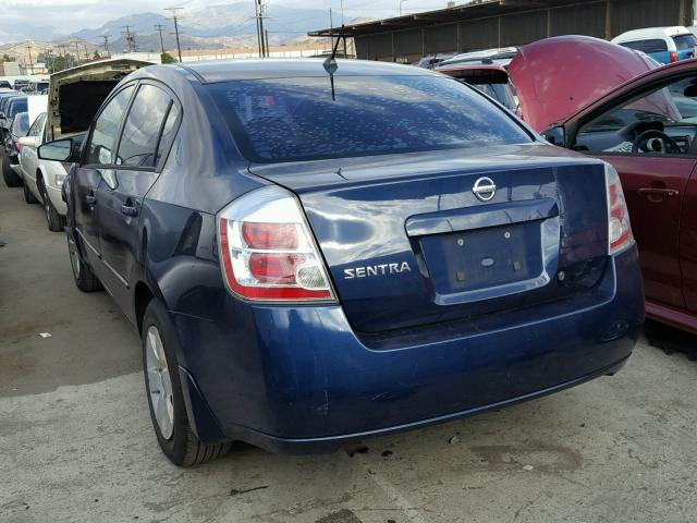 3N1AB61E18L740864 - 2008 NISSAN SENTRA 2.0 BLUE photo 3