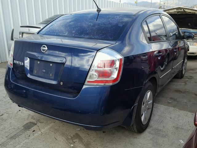 3N1AB61E18L740864 - 2008 NISSAN SENTRA 2.0 BLUE photo 4