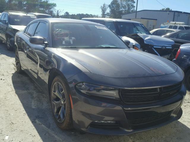 2C3CDXCT0FH866354 - 2015 DODGE CHARGER R/ GRAY photo 1