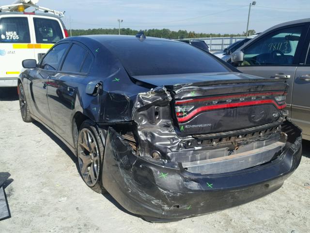 2C3CDXCT0FH866354 - 2015 DODGE CHARGER R/ GRAY photo 3