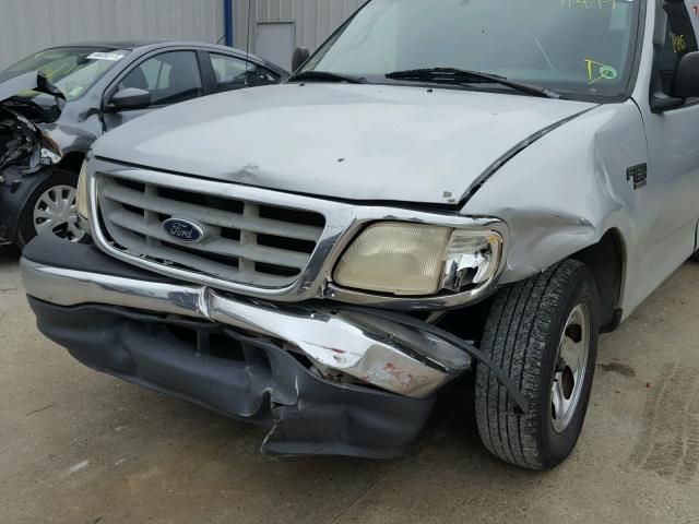 1FTRF17W4YNB72861 - 2000 FORD F150 GRAY photo 9