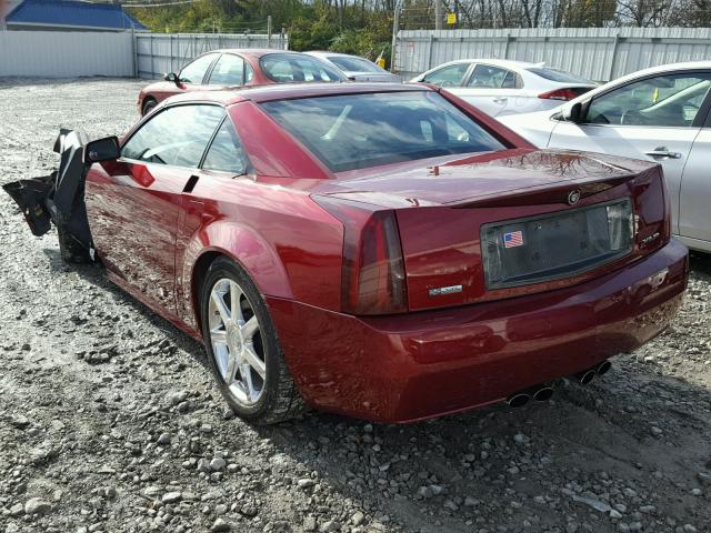 1G6YV36A265601804 - 2006 CADILLAC XLR MAROON photo 3