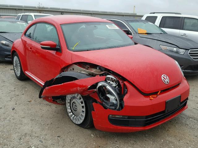 3VWJ07AT9EM661226 - 2014 VOLKSWAGEN BEETLE RED photo 1