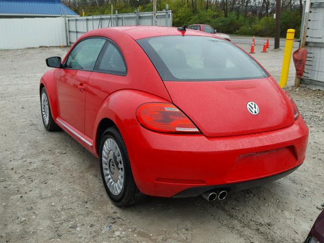 3VWJ07AT9EM661226 - 2014 VOLKSWAGEN BEETLE RED photo 3