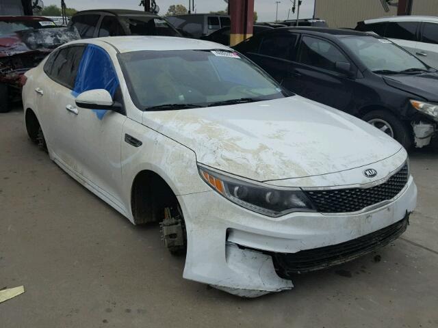 5XXGU4L38GG053005 - 2016 KIA OPTIMA EX WHITE photo 1