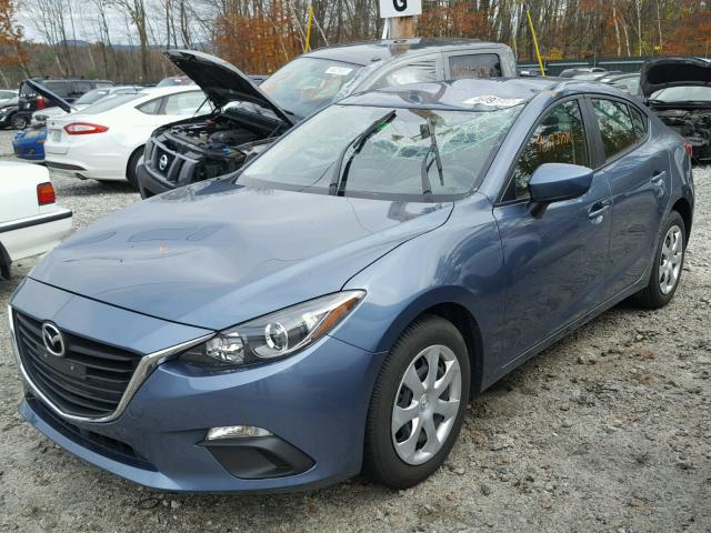 3MZBM1T7XGM246506 - 2016 MAZDA 3 SPORT BLUE photo 2