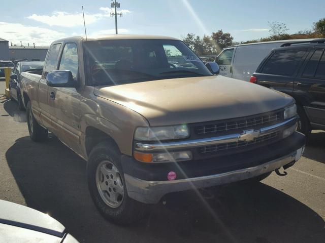 1GCEK19TX1E135557 - 2001 CHEVROLET SILVERADO TAN photo 1