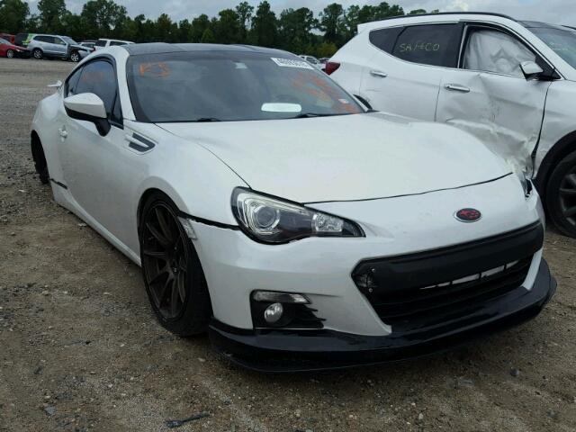 JF1ZCAC14D1605587 - 2013 SUBARU BRZ 2.0 LI WHITE photo 1