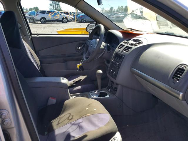 1G1ZT54875F110603 - 2005 CHEVROLET MALIBU LS ვერცხლისფერი ფოტო 5