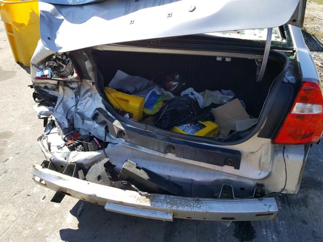 1G1ZT54875F110603 - 2005 CHEVROLET MALIBU LS ვერცხლისფერი ფოტო 9