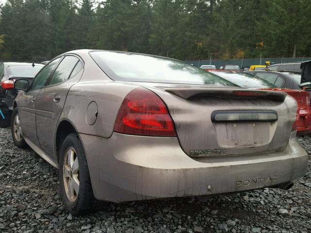 2G2WP552461280102 - 2006 PONTIAC GRAND PRIX TAN photo 3