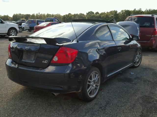 JTKDE177070157235 - 2007 TOYOTA SCION TC BLACK photo 4