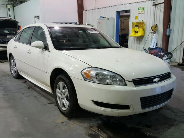 2G1WB57K491188976 - 2009 CHEVROLET IMPALA LS WHITE photo 1