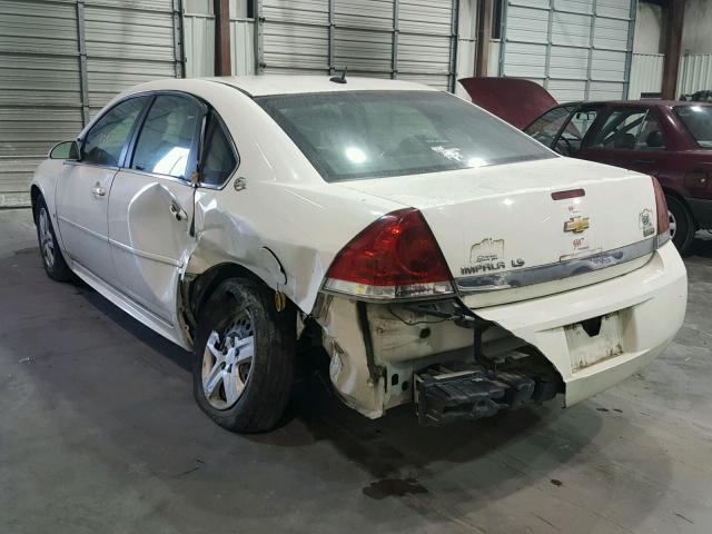 2G1WB57K491188976 - 2009 CHEVROLET IMPALA LS WHITE photo 3