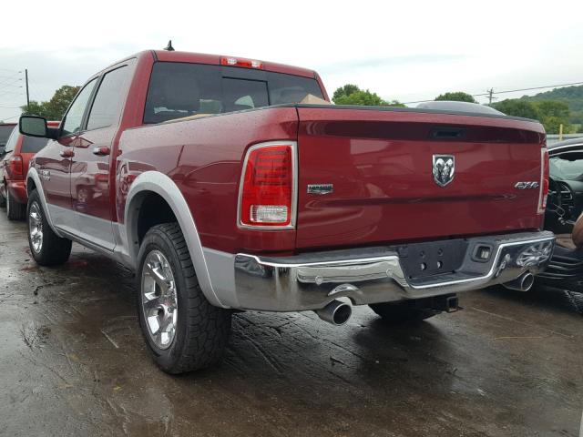 1C6RR7NM2FS615560 - 2015 RAM 1500 LARAM RED photo 3