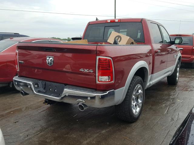 1C6RR7NM2FS615560 - 2015 RAM 1500 LARAM RED photo 4