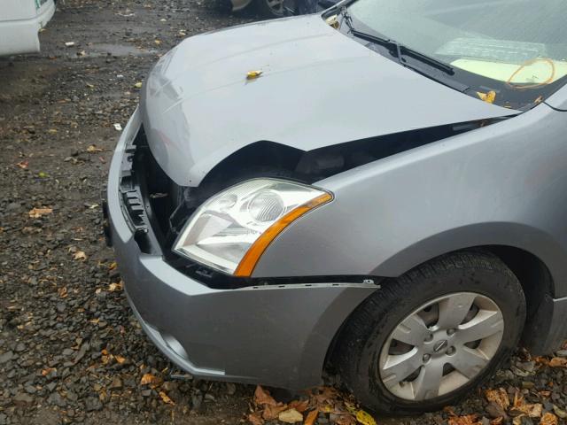 3N1AB61E09L636576 - 2009 NISSAN SENTRA 2.0 GRAY photo 9