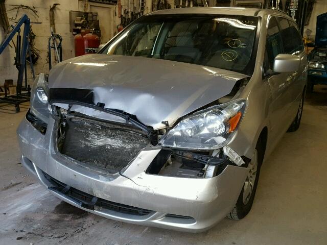 5FNRL38496B457679 - 2006 HONDA ODYSSEY EX SILVER photo 2