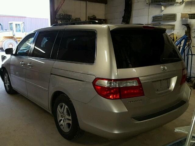 5FNRL38496B457679 - 2006 HONDA ODYSSEY EX SILVER photo 3