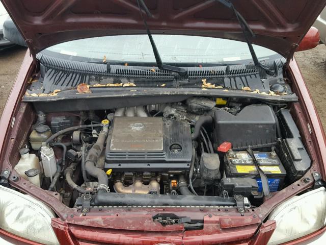 4T3ZF13C13U522802 - 2003 TOYOTA SIENNA LE BURGUNDY photo 7