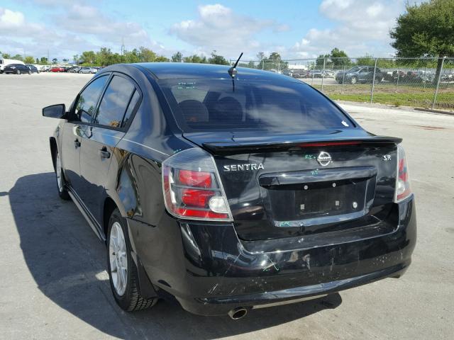 3N1AB6AP8BL622917 - 2011 NISSAN SENTRA 2.0 BLACK photo 3