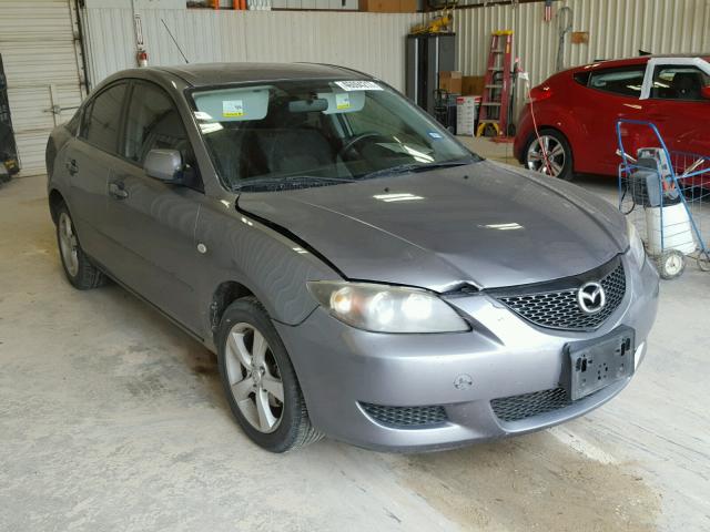 JM1BK12F851302907 - 2005 MAZDA 3 I GRAY photo 1