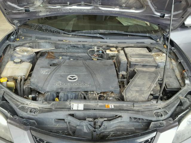 JM1BK12F851302907 - 2005 MAZDA 3 I GRAY photo 7