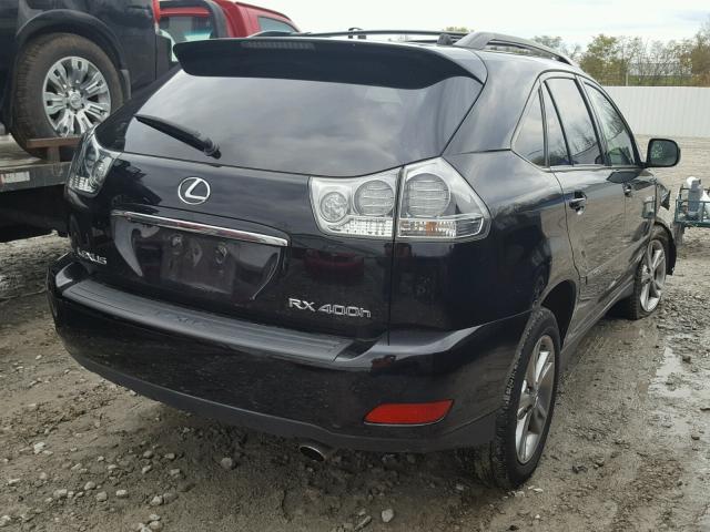 JTJHW31UX72013130 - 2007 LEXUS RX 400H BLACK photo 4