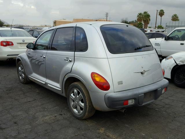 3C8FY68B42T321281 - 2002 CHRYSLER PT CRUISER SILVER photo 3