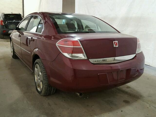 1G8ZS57N67F193806 - 2007 SATURN AURA XE BURGUNDY photo 3