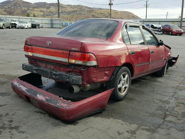 2T1AE09B6RC081115 - 1994 TOYOTA COROLLA LE RED photo 4