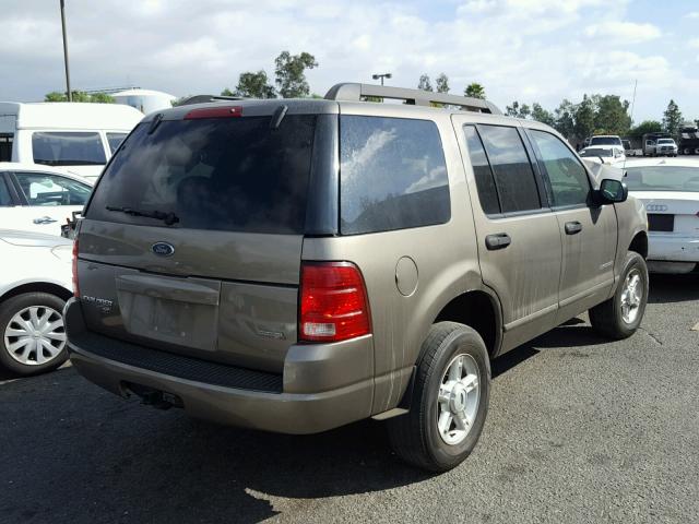 1FMZU63E05UB37554 - 2005 FORD EXPLORER X BROWN photo 4