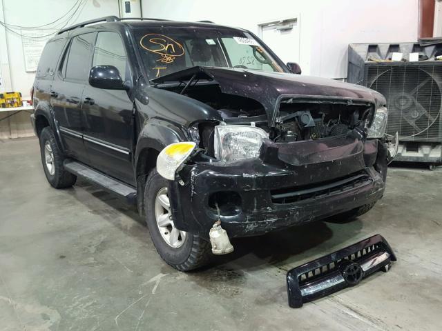 5TDBT44A95S235141 - 2005 TOYOTA SEQUOIA SR BLACK photo 1