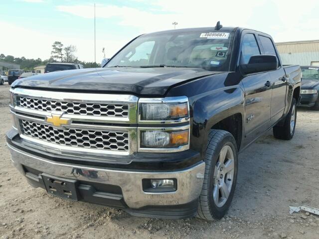 3GCPCREH1FG453427 - 2015 CHEVROLET SILVERADO BLACK photo 2