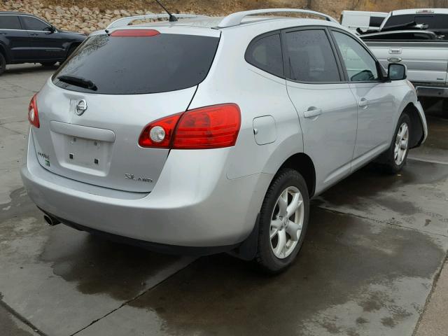 JN8AS58VX9W431892 - 2009 NISSAN ROGUE S SILVER photo 4