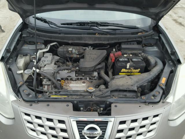 JN8AS5MV1AW600465 - 2010 NISSAN ROGUE S GRAY photo 7