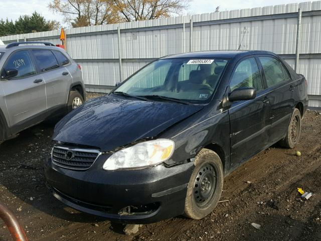 2T1BR32E57C848500 - 2007 TOYOTA COROLLA CE BLACK photo 2