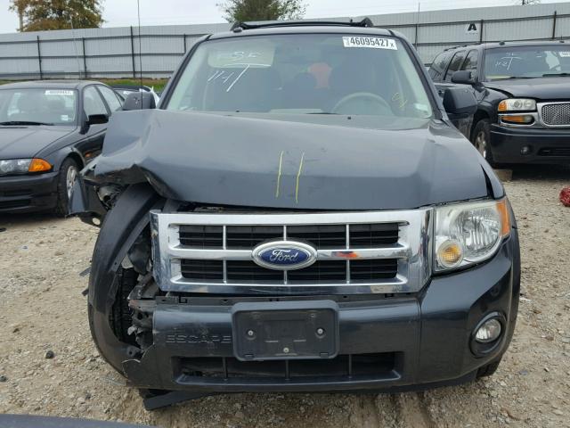 1FMCU03188KC01582 - 2008 FORD ESCAPE XLT BLUE photo 7