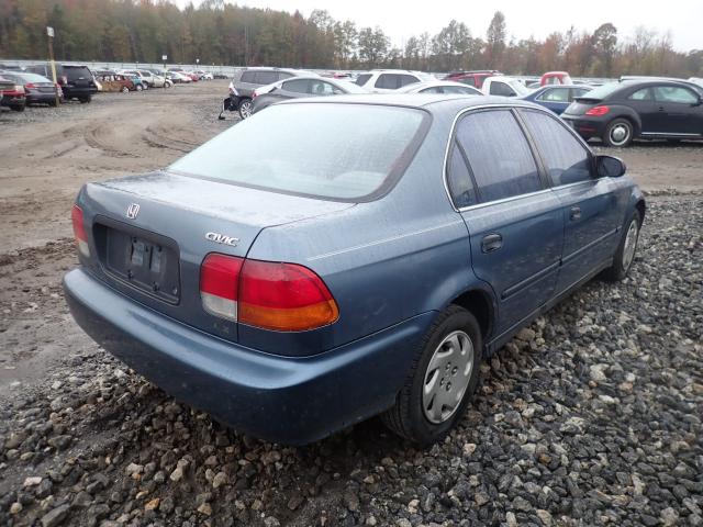 2HGEJ6673TH516591 - 1996 HONDA CIVIC LX BLUE photo 4