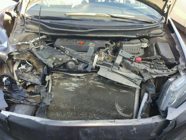 2HGFB2F89CH605519 - 2012 HONDA CIVIC EX BROWN photo 7