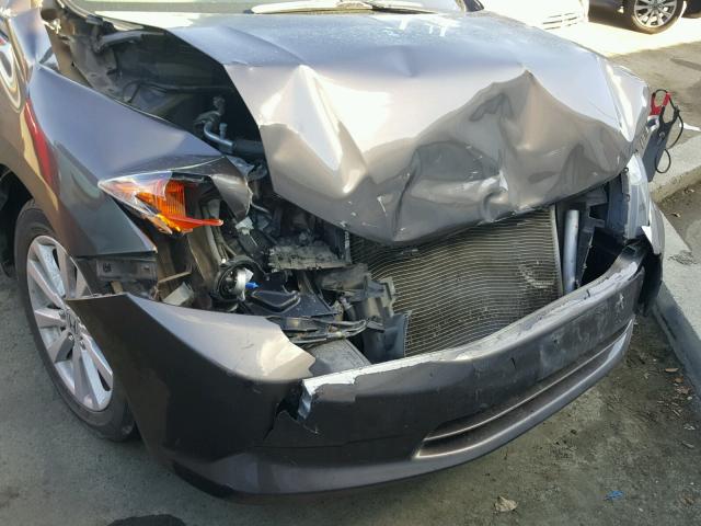 2HGFB2F89CH605519 - 2012 HONDA CIVIC EX BROWN photo 9