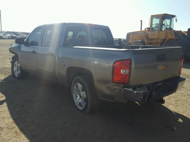 3GCEC13J87G552973 - 2007 CHEVROLET SILVERADO GRAY photo 3