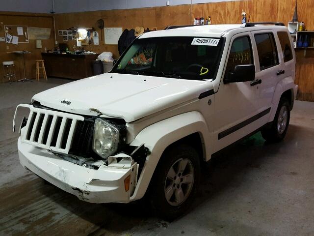 1J8GN28K29W557352 - 2009 JEEP LIBERTY SP WHITE photo 2