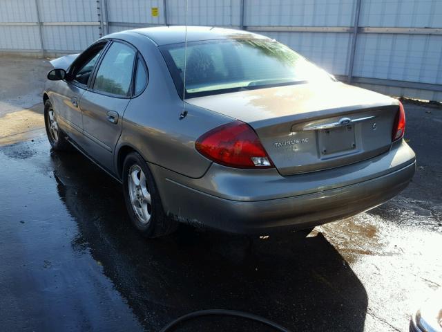 1FAHP53U03A151726 - 2003 FORD TAURUS SE GRAY photo 3