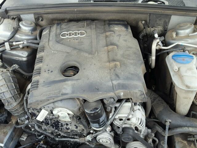 WAUAFAFL0BN002232 - 2011 AUDI A4 PREMIUM GRAY photo 7