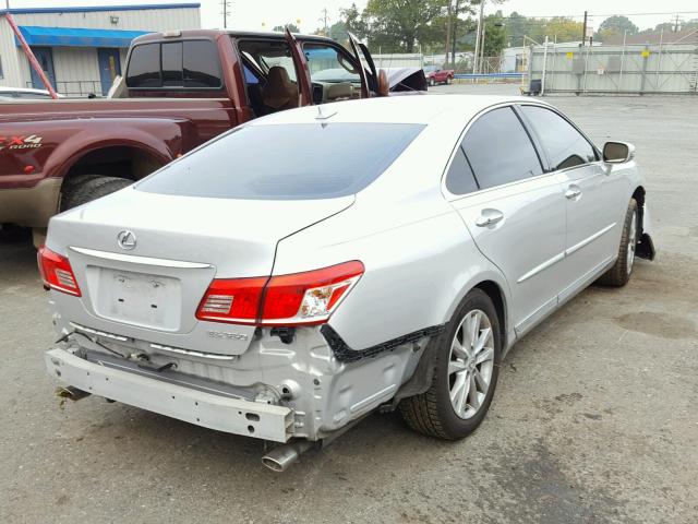 JTHBK1EG5B2427422 - 2011 LEXUS ES 350 SILVER photo 4