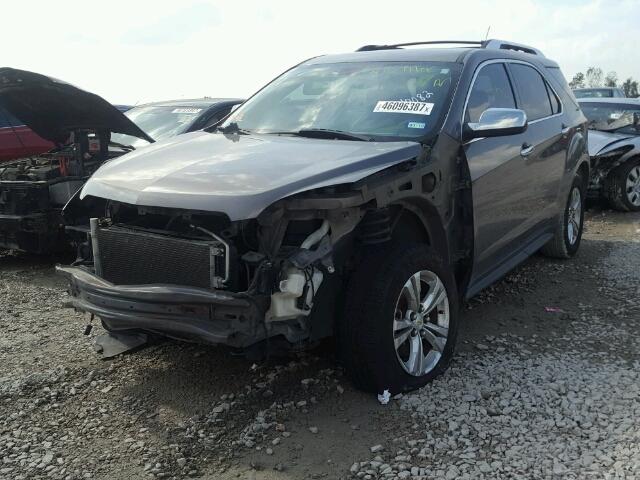 2CNFLGEW5A6377421 - 2010 CHEVROLET EQUINOX LT BROWN photo 2